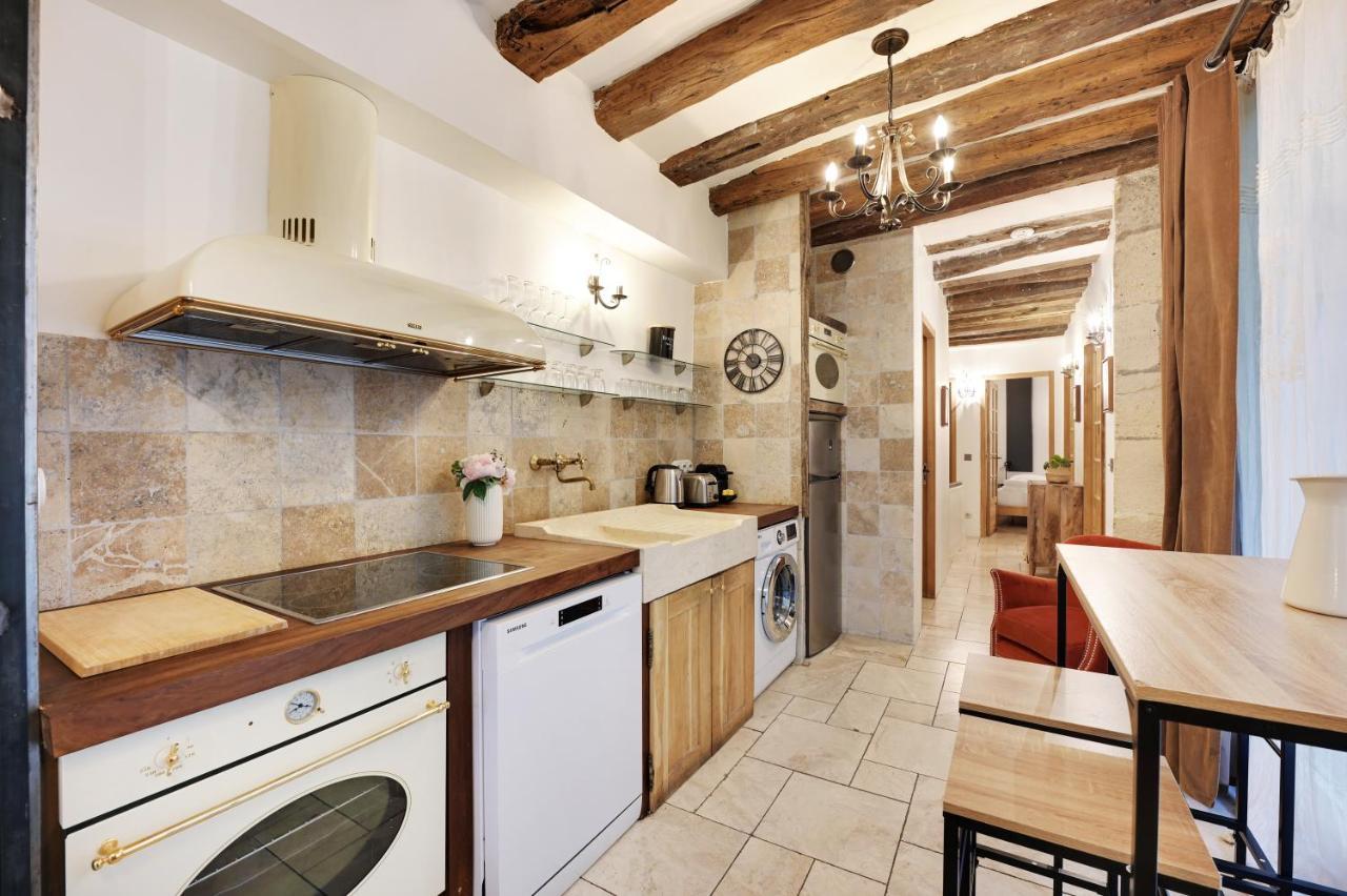 Elegant Apartment - 2Br-7P - Quartier Latin Paris Bagian luar foto